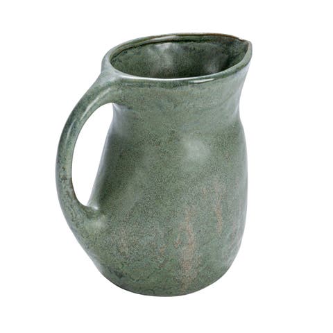Pitcher with Reactive Glaze