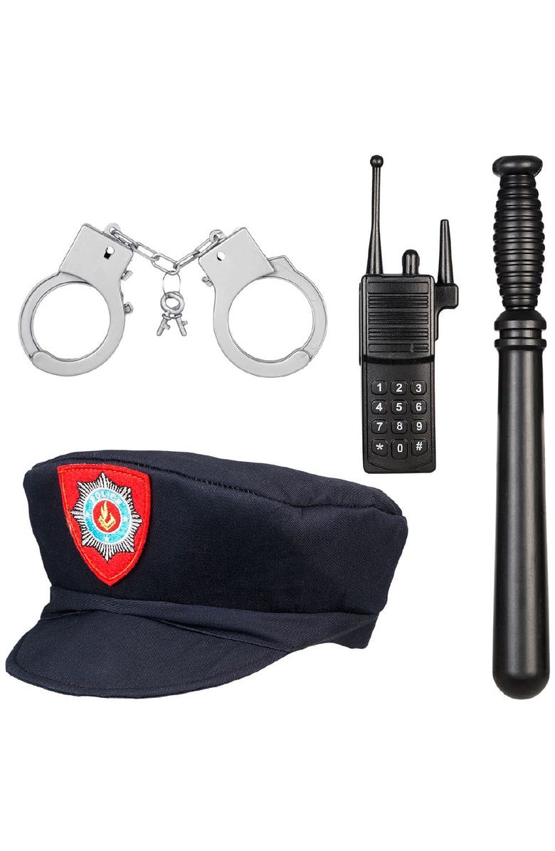 Souza Policeman Costume Set for Children, Alternate, color, Black