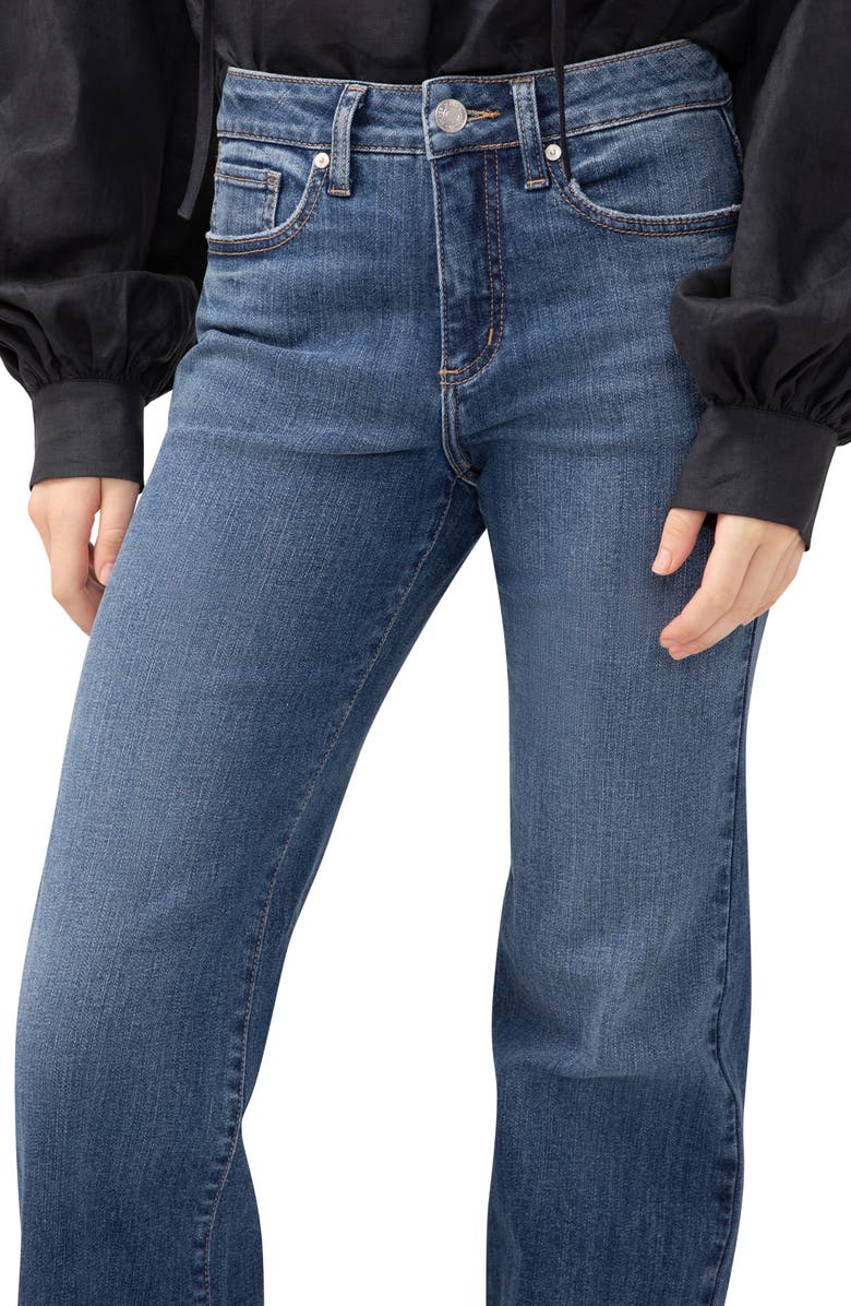 Silver Jeans Co. Avery Curvy Relaxed Straight Leg Trouser Jeans, Alternate, color,