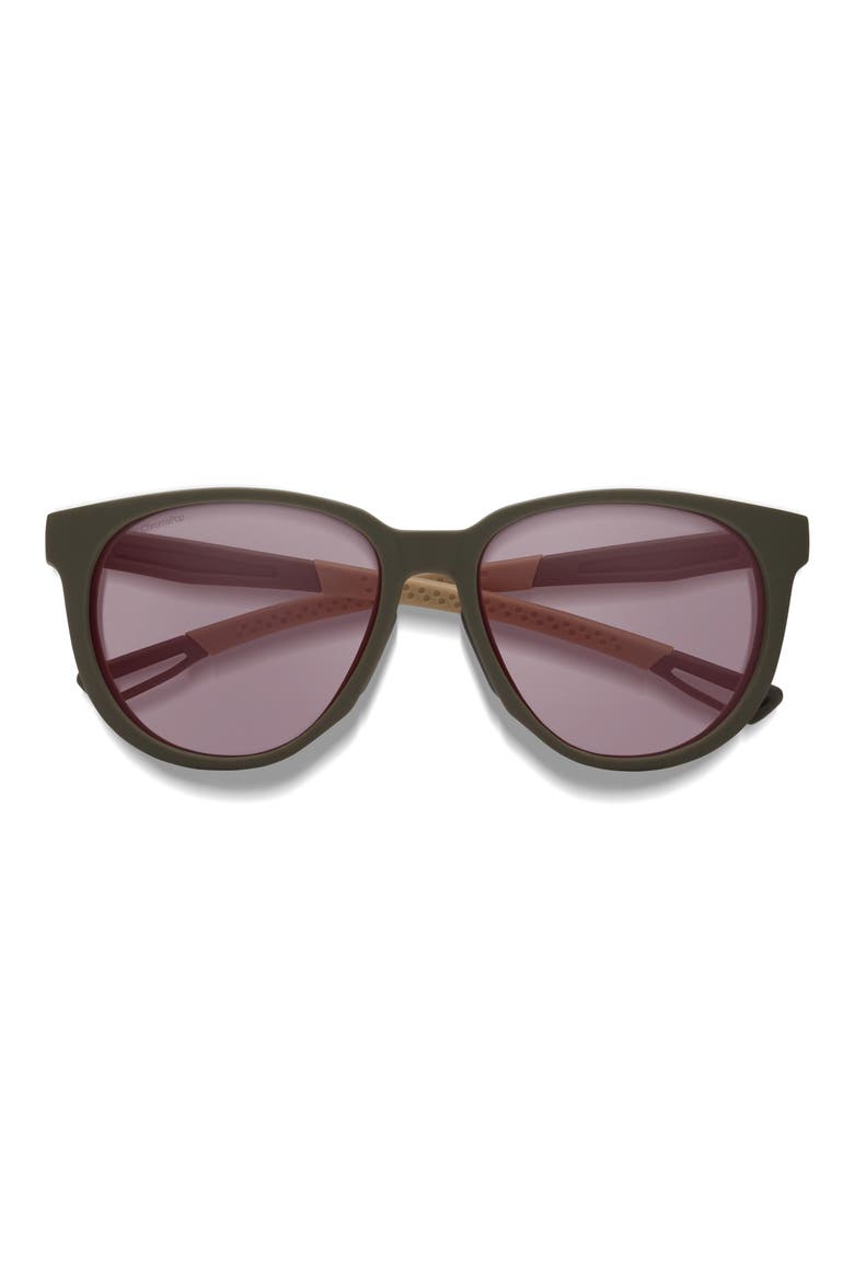 Seeker 57mm Sunglasses, Main, color, FOREST / LOW LIGHT ROSE