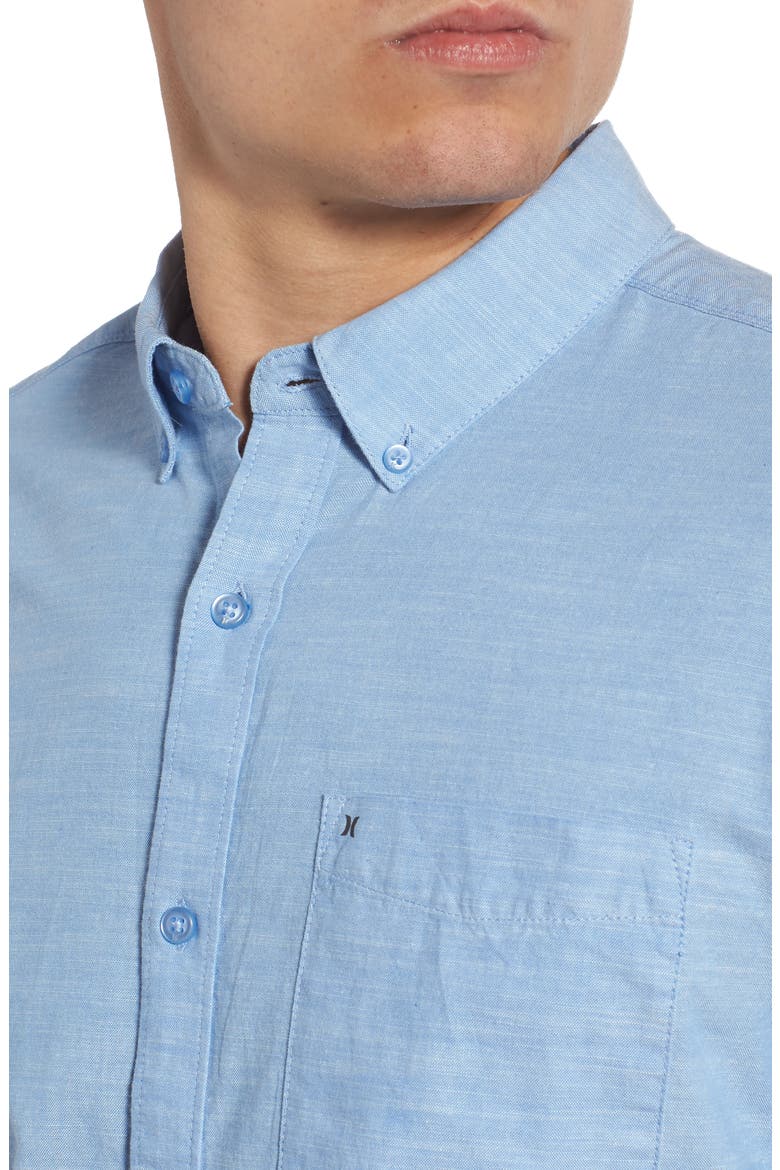 One & Only 2.0 Woven Shirt, Alternate, color, BLUE OXFORD