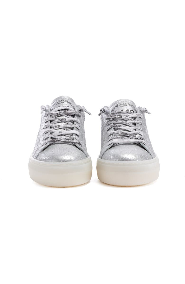 P448 Thea Platform Sneaker, Alternate, color, Matte Silver