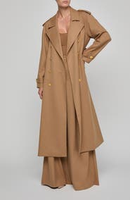 L'AGENCE Brinley Oversize Suiting Trench Coat