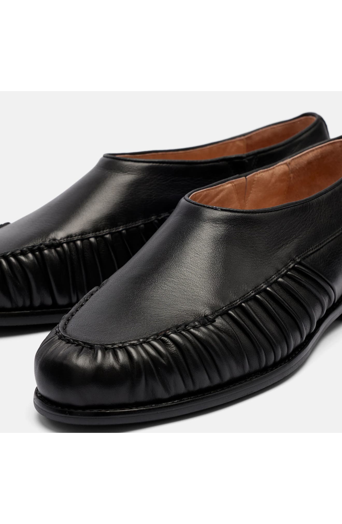 Forde Leather Loafer, Alternate, color, BLACK