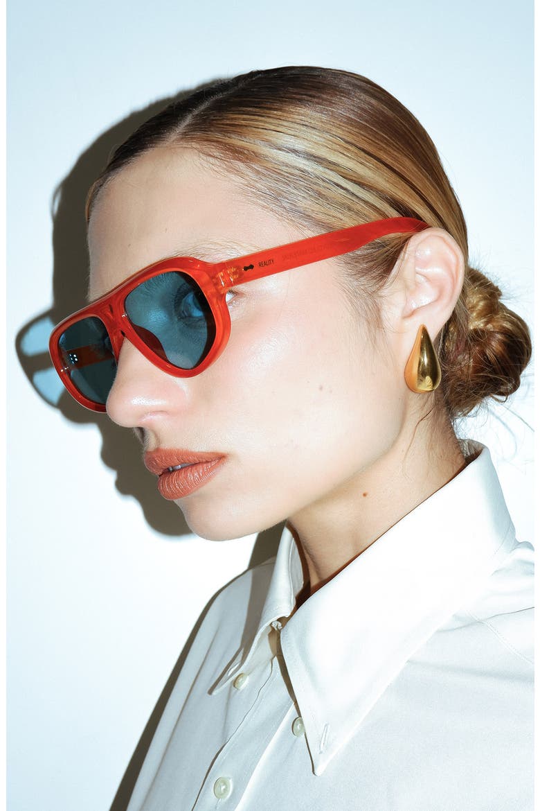Ryder Sunglasses, Alternate, color, Ochre