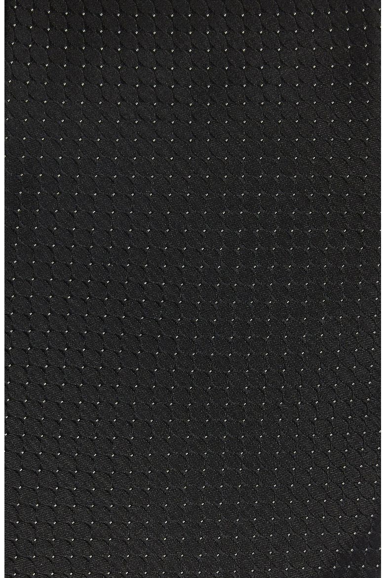 Woven Silk Tie, Alternate, color, BLACK