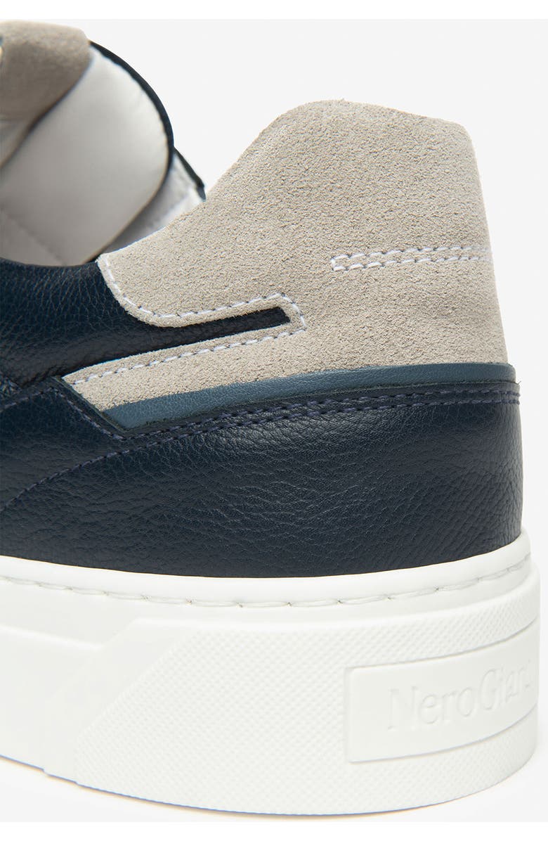 NeroGiardini Low Top Side Zip Sneaker, Alternate, color,