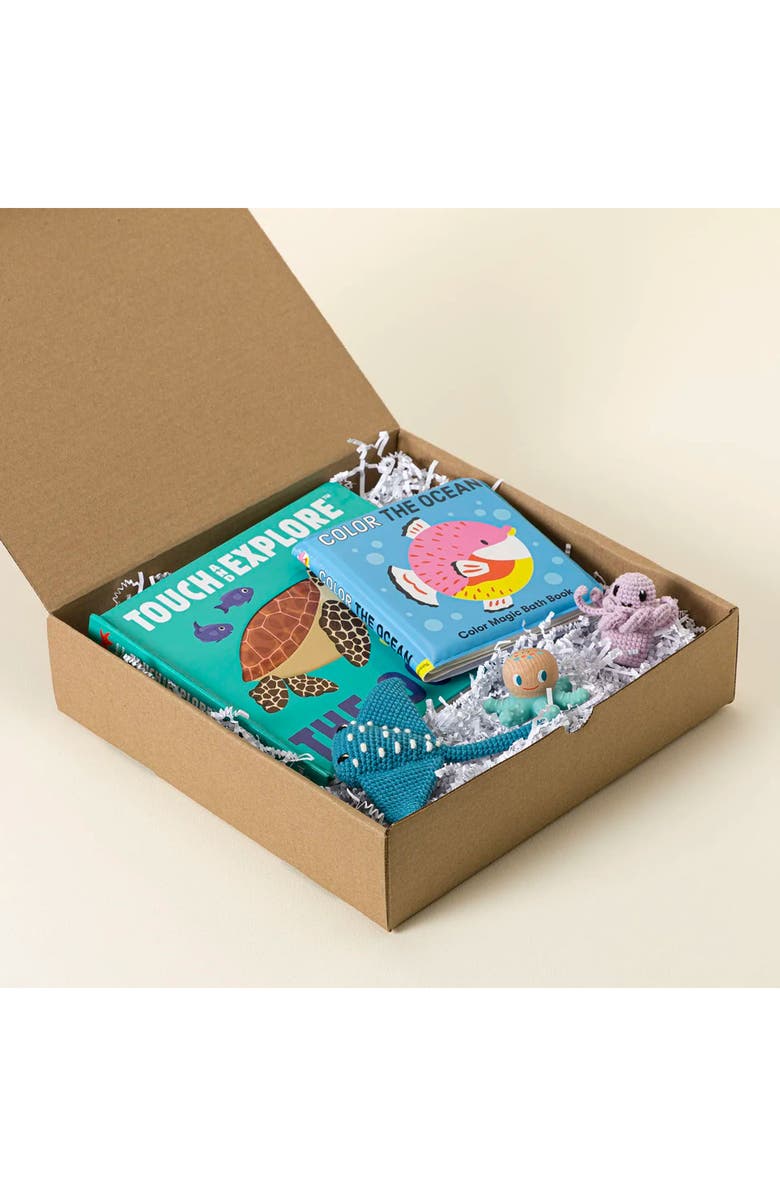 Uncommon Goods Ocean Explorer Baby Gift Set, Alternate, color, Blue