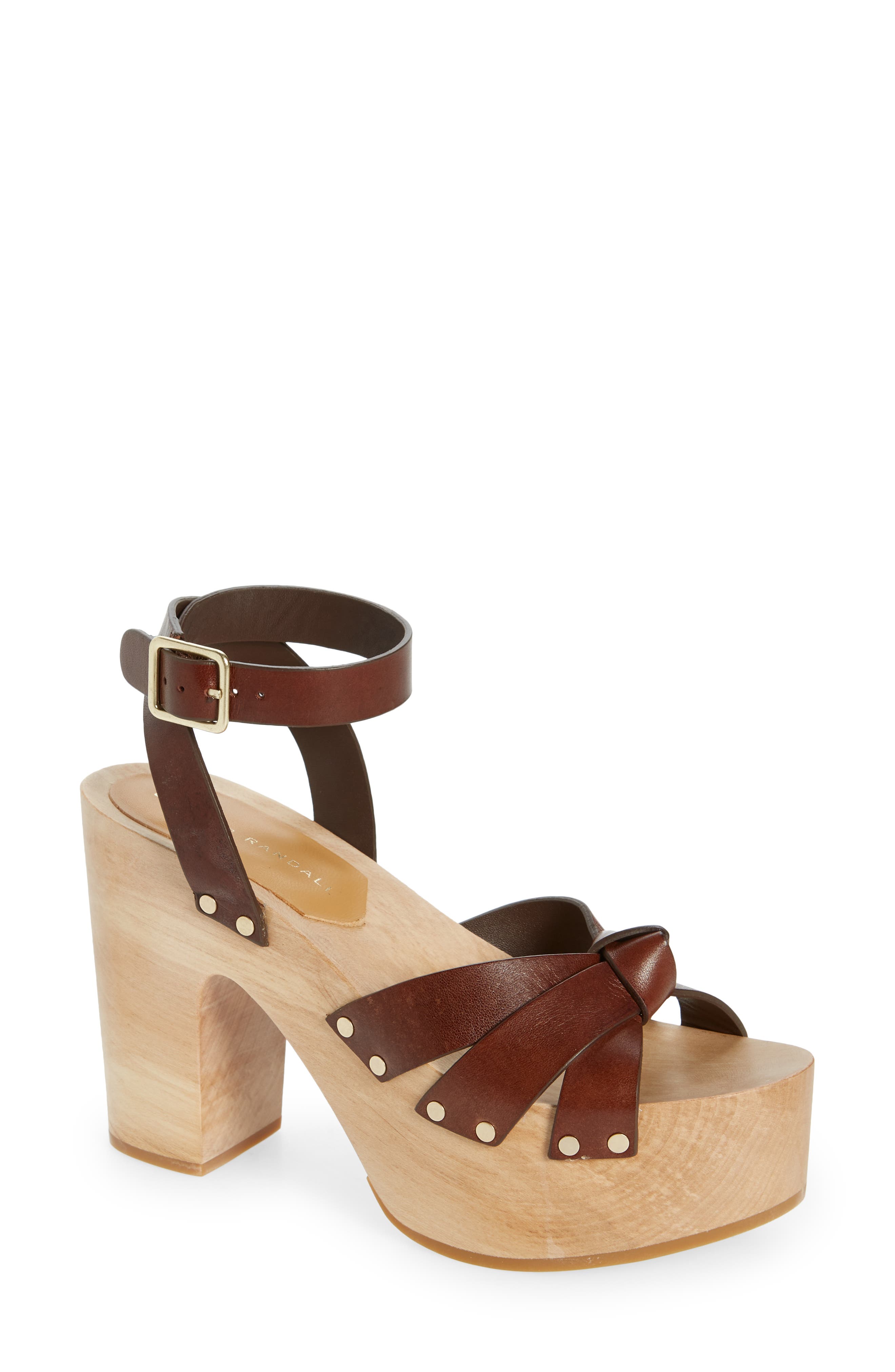 Loeffler Randall Abbie Ankle Strap Platform Sandal, Main, color, 