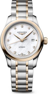 Longines Master Collection Automatic Diamond Bracelet Watch, 30mm