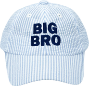 Bits & Bows Big Bro Seersucker Baseball Hat