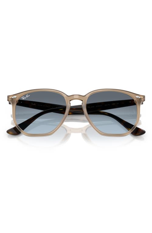 Ray Ban Ray-ban 54mm Gradient Round Sunglasses In Blue Grad