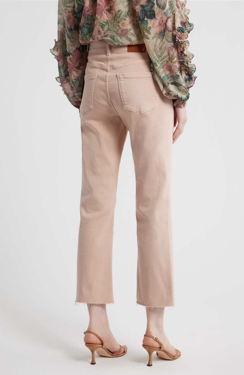 KOBI HALPERIN Mika High Waist Raw Hem Pants, Alternate, color, Ash Rose