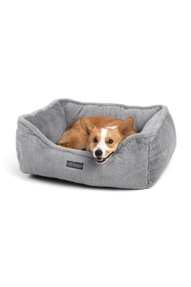 Super Cloud Dog  Bed- Reversible Cat & Dog Bed, Alternate, color, River Gray