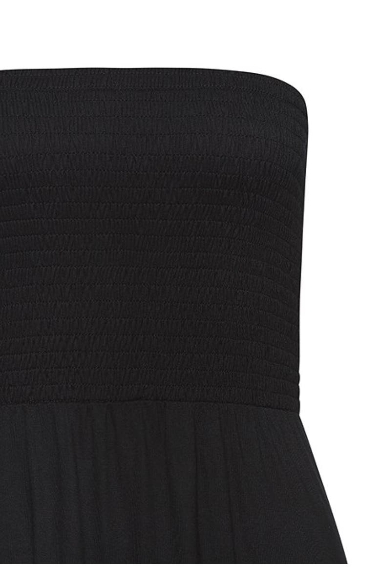 LASCANA Women's Convertible Tiered Dress, Alternate, color, Black