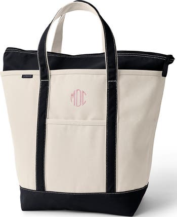 Lands' End Zip Top Canvas Tote Bag | Nordstrom