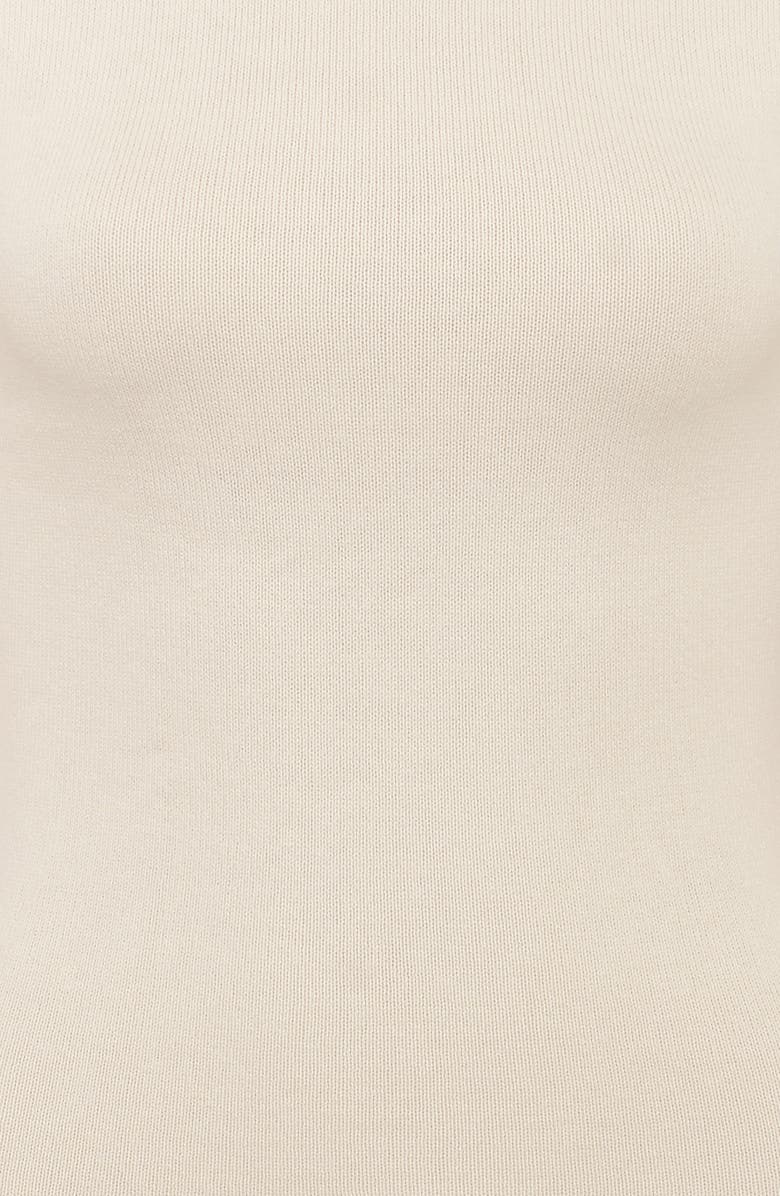 HOUSE OF CB Tamra Short Sleeve Sweater, Alternate, color, Ivory