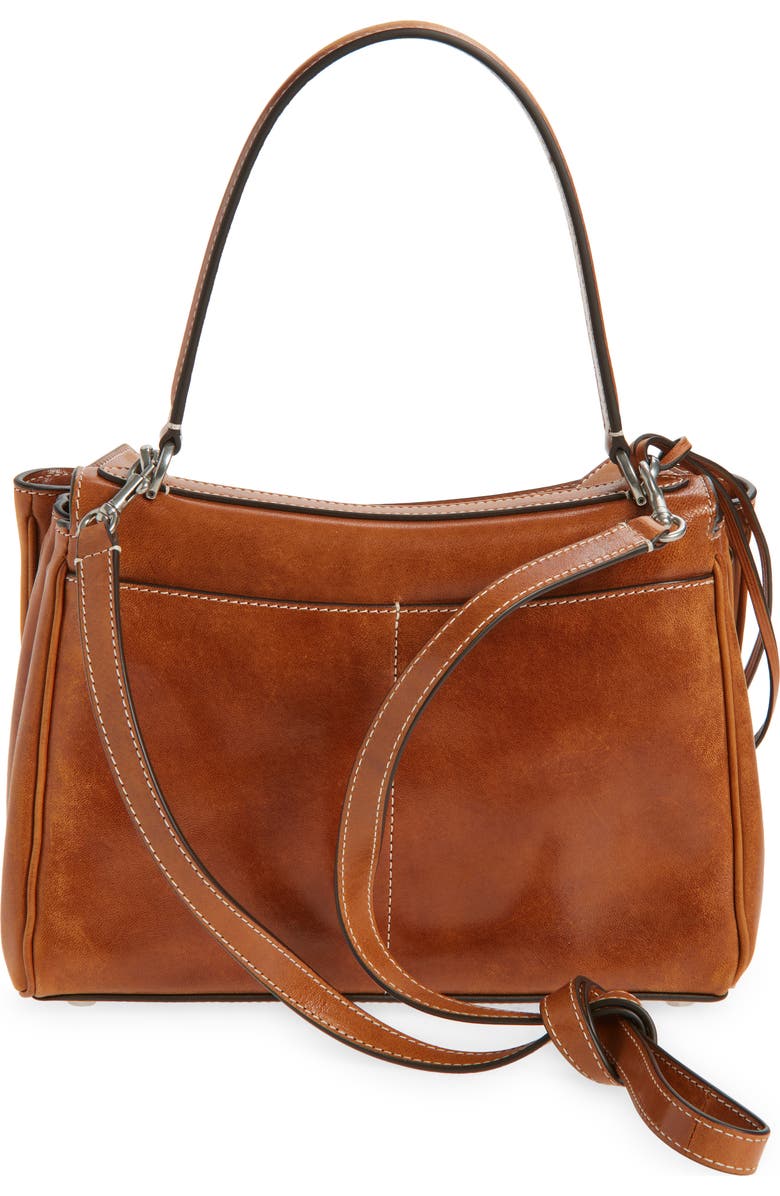 Balenciaga Small Rodeo Leather Top Handle Bag, Alternate, color, Tan