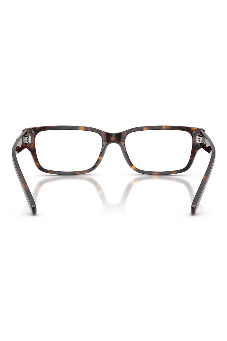 54mm Square Optical Glasses, Alternate, color, HAVANA/ DEMO