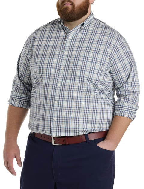 Big & Tall Medium Plaid Sport Shirt