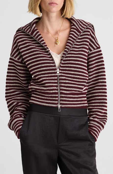 Zip Up Knit Jacket