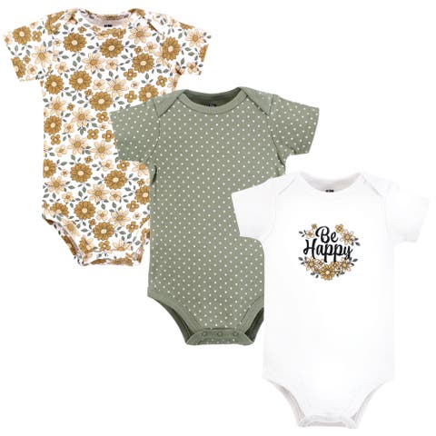 Triple Pack of Soft Cotton Bodysuits (Baby)