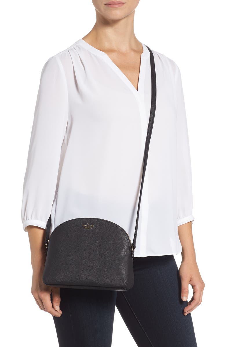 Kate Spade New York cameron street large hilli leather crossbody bag, Alternate, color,