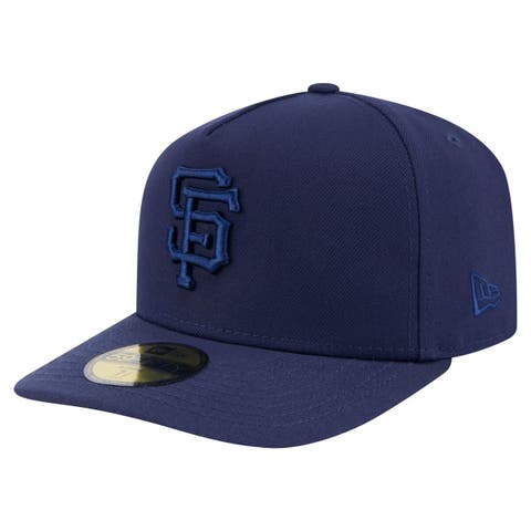 Men's New Era Navy San Francisco Giants Color Pack A-Frame 59FIFTY Fitted Hat