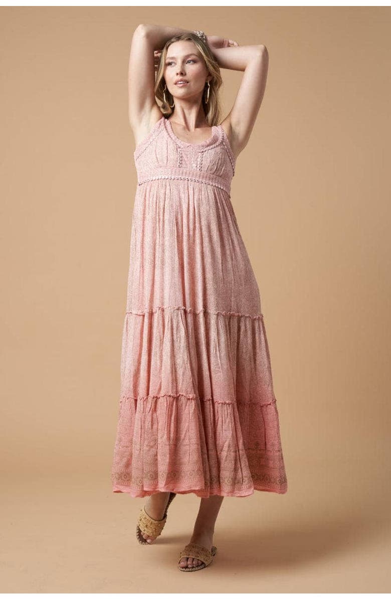 GUADALUPE DESIGN Lotus Dress, Alternate, color, Pink