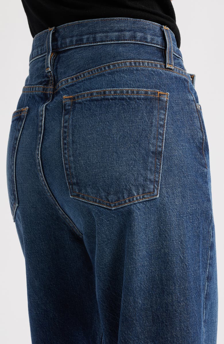 FRAME The Loose High Waist Wide Leg Jeans, Alternate, color, Trooper