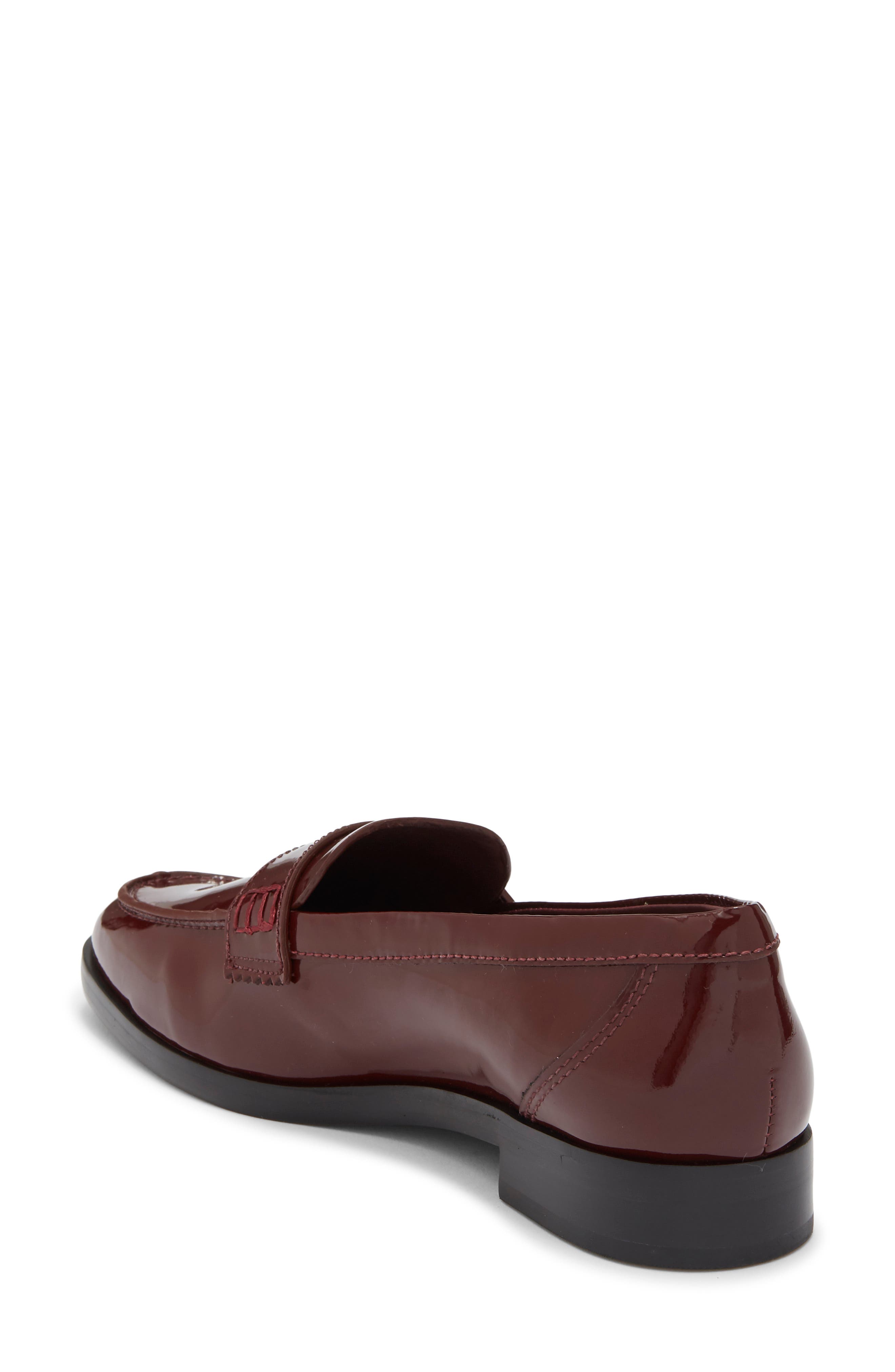 Kaylee Leather Loafer, Alternate, color, RUBY PATENT