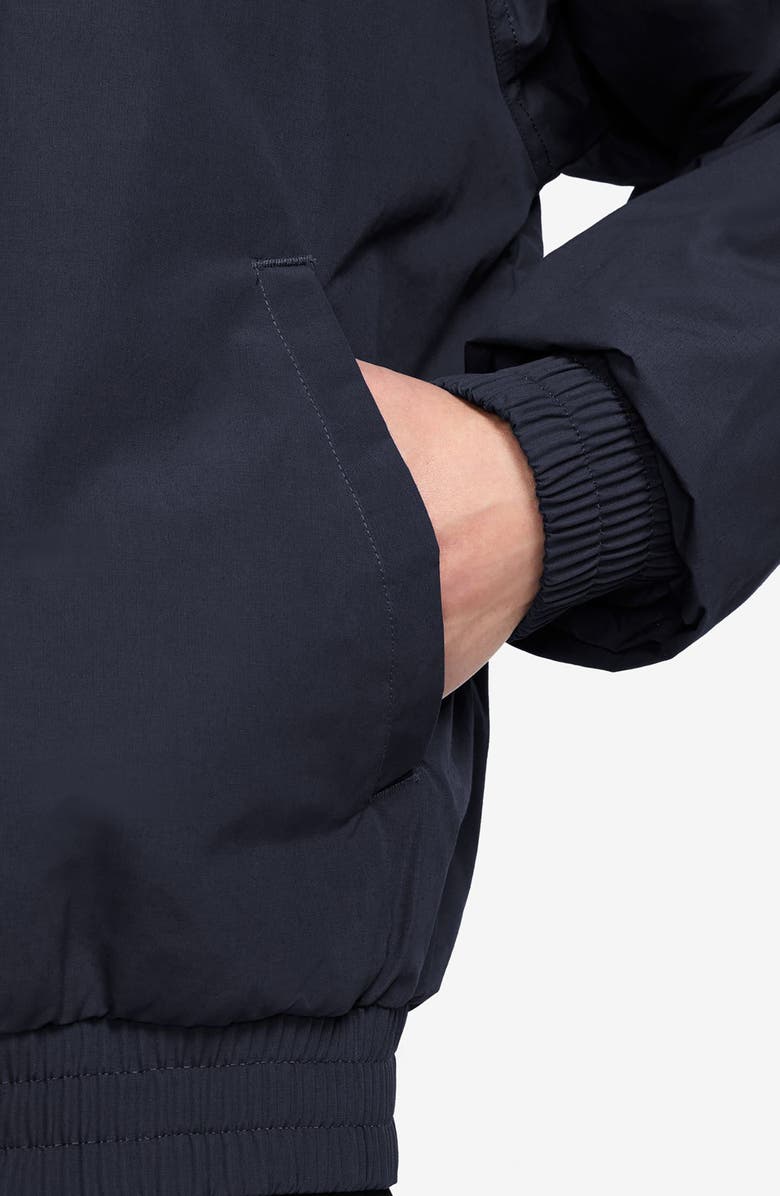 Nike Club Fleece Futura Jacket, Alternate, color, Obsidian/ White