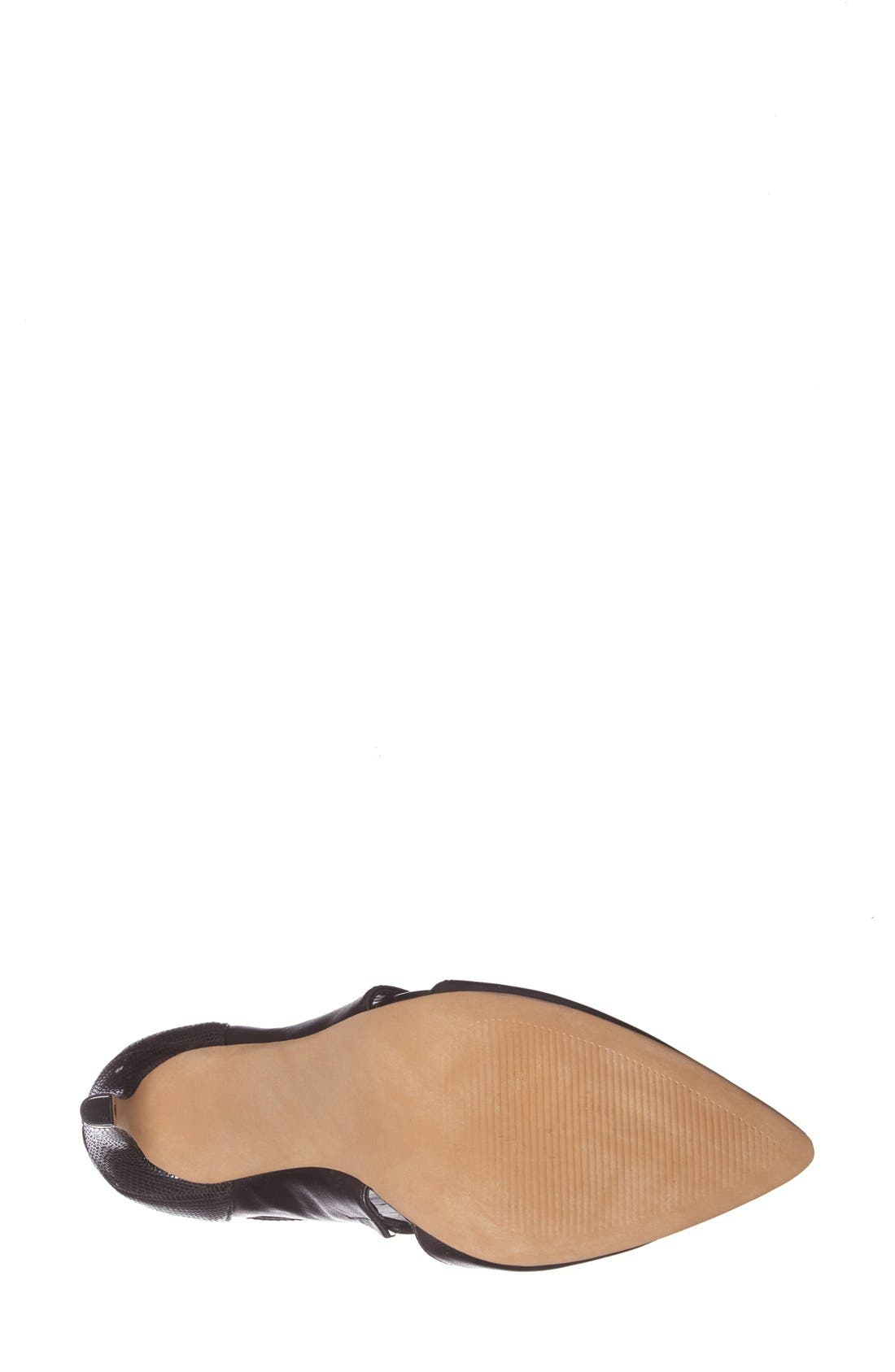 'Wynn' Cutout Bootie, Alternate, color, BLACK