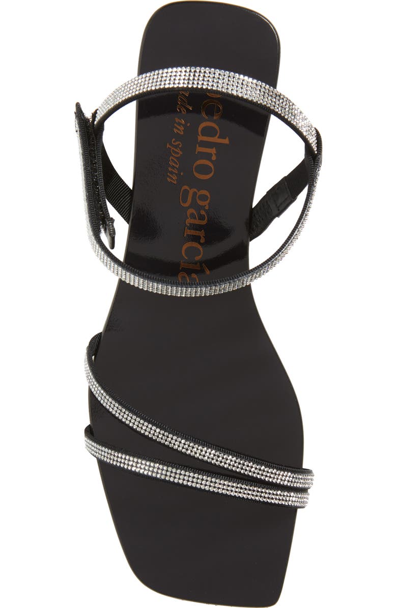 Pedro Garcia Kairi Crystal Embellished Flat Sandal, Alternate, color,