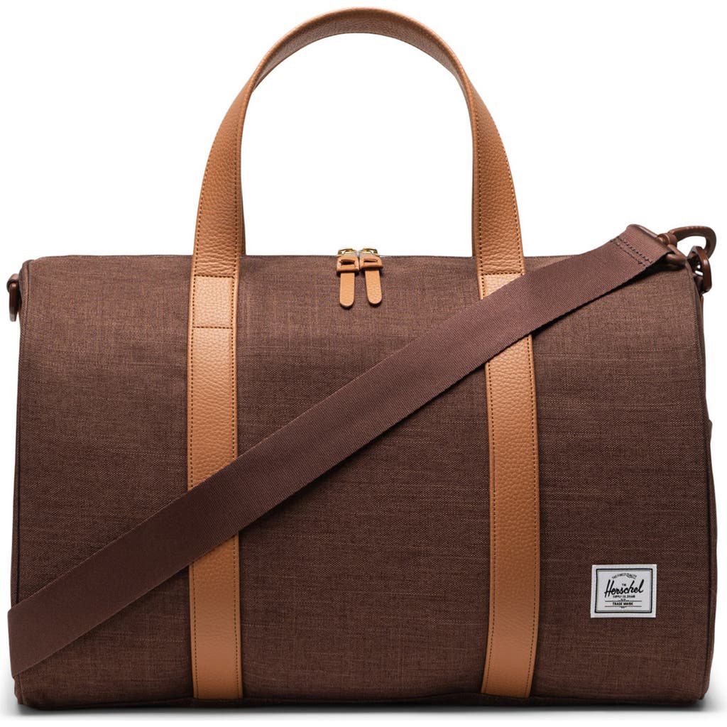 Herschel Supply Co . Novel Recycled Polyester Duffle Bag In Brown