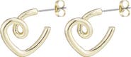 Adornia Twisted Heart Stud Earrings