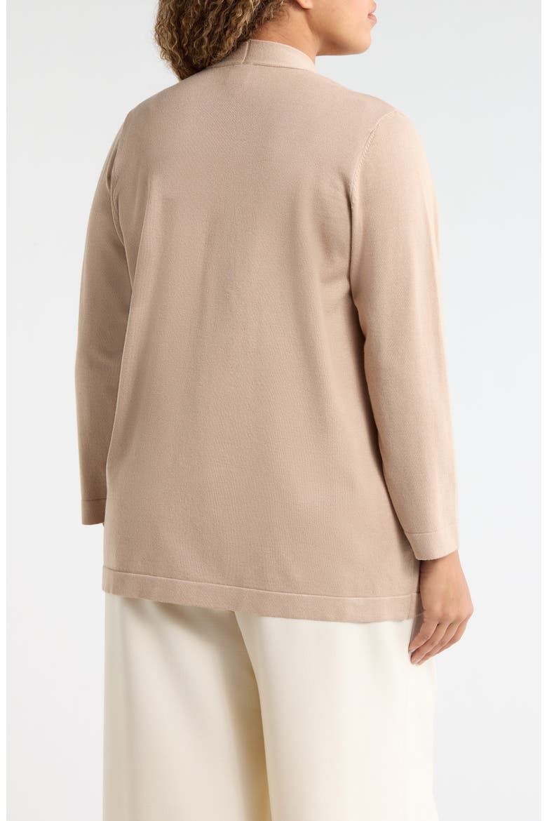 Chatham Open Front Cardigan, Alternate, color, LATTE