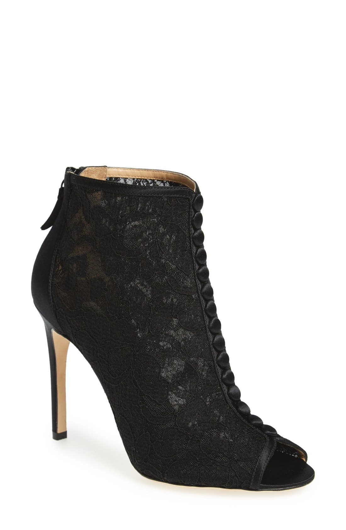 Badgley Mischka Collection Badgley Mischka 'Nerina' Lace Bootie, Main, color, 