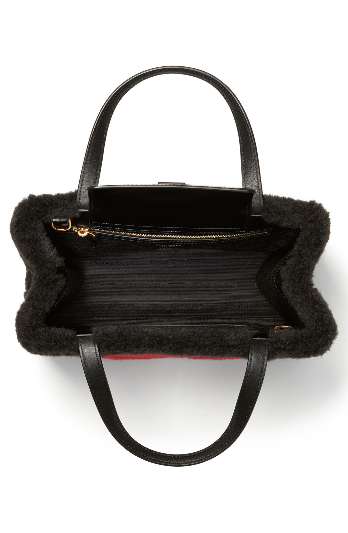 Kate Spade New York mini sam icon faux shearling tote (Women) | Nordstrom
