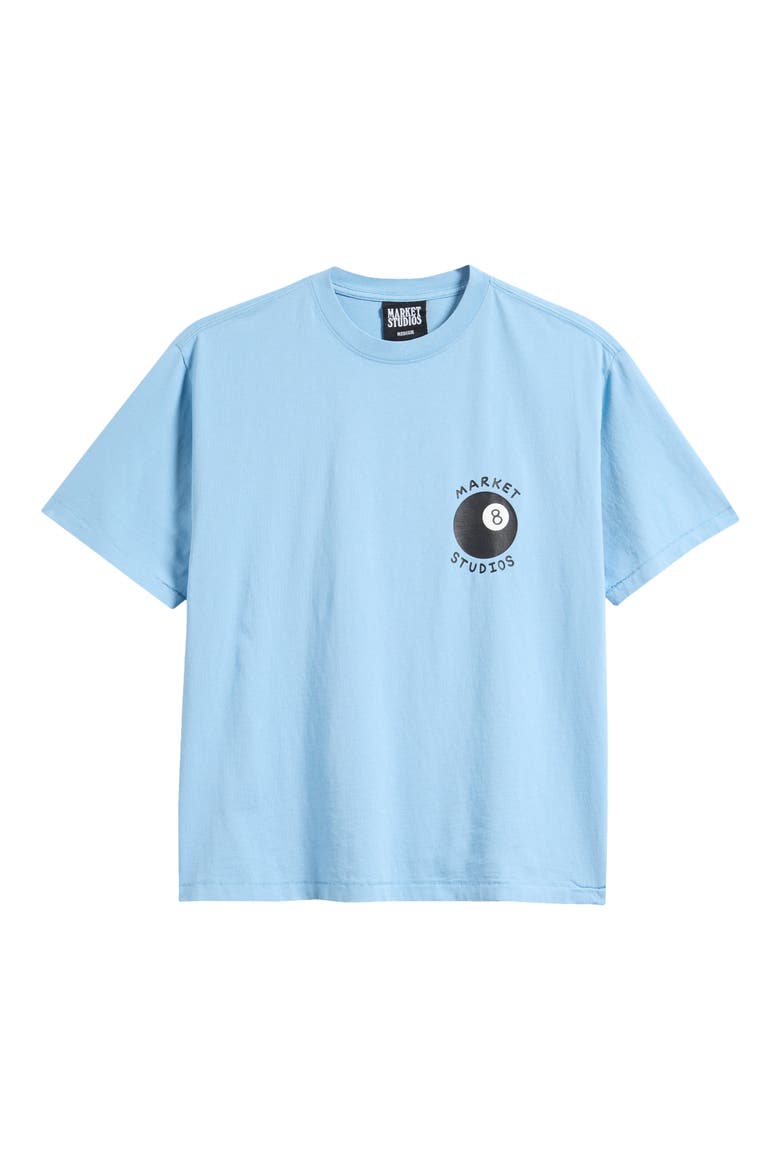 Eight Ball Graphic T-Shirt, Alternate, color, BLUE