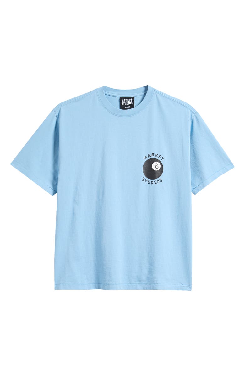 MARKET Eight Ball Graphic T-Shirt, Main, color, Blue