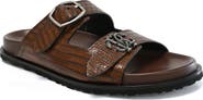 Roberto Cavalli Double Strap Slide Sandal