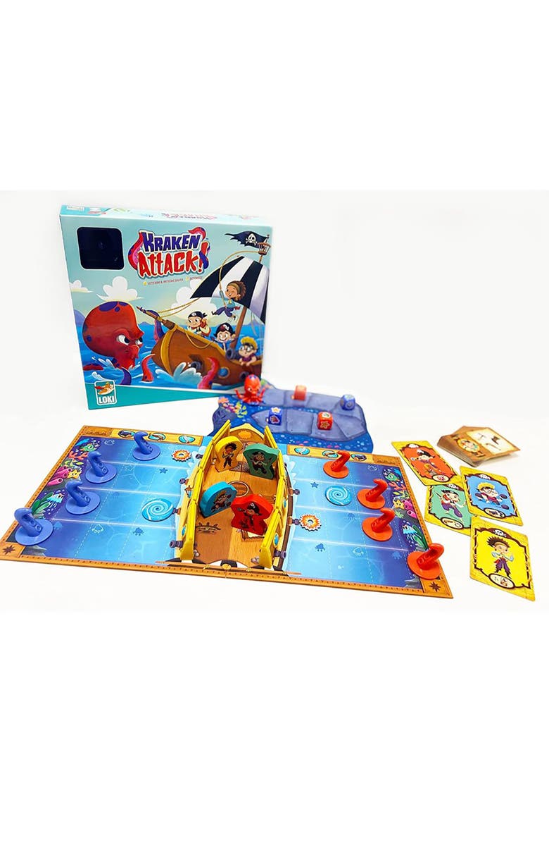 LOKI Kraken Attack Children'S Board Game, Ages 7+, Alternate, color, 