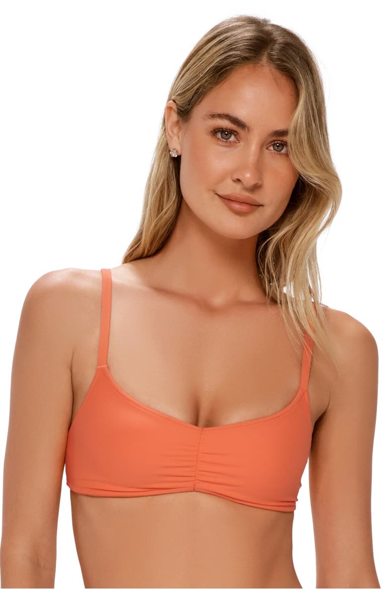 Swim Systems Sylvia Bralette Bikini Swimsuit Top, Alternate, color, Persimmon