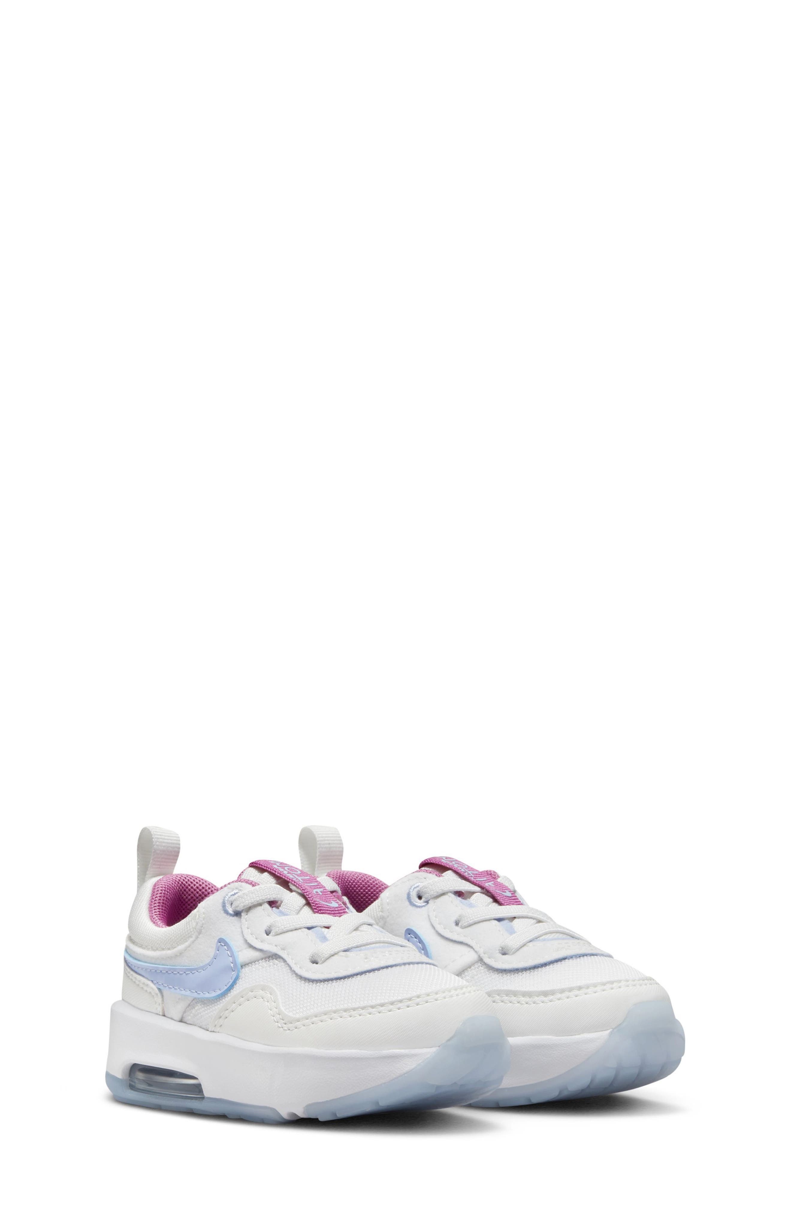 Kids' Air Max Motif Sneaker, Main, color, WHITE/ FUCHSIA/ WHITE/ BLUE