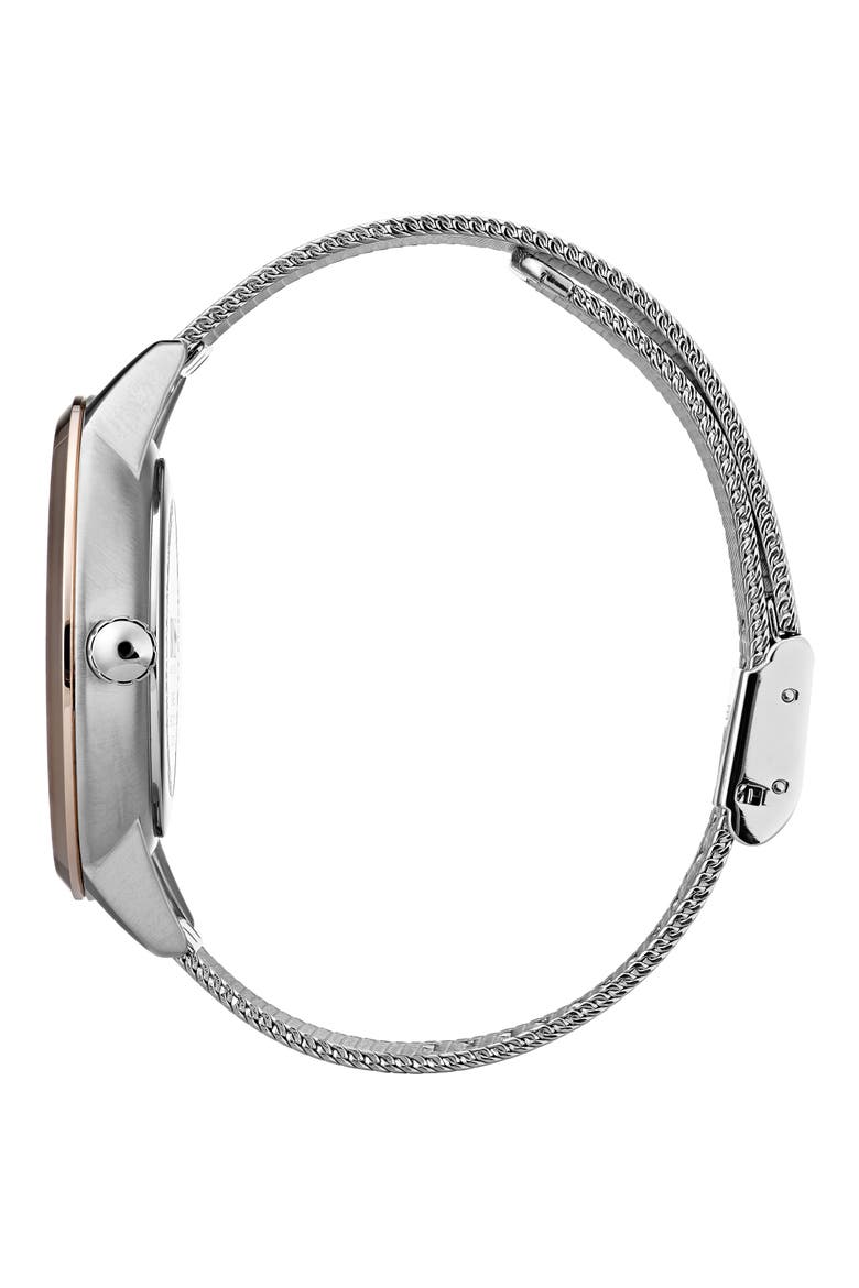 Symphony Mesh Strap Watch, 38mm, Alternate, color, SILVER/ GOLD