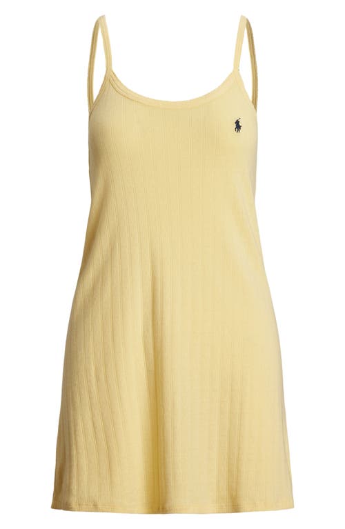 Polo Ralph Lauren Pointelle Cotton Chemise In Neutral