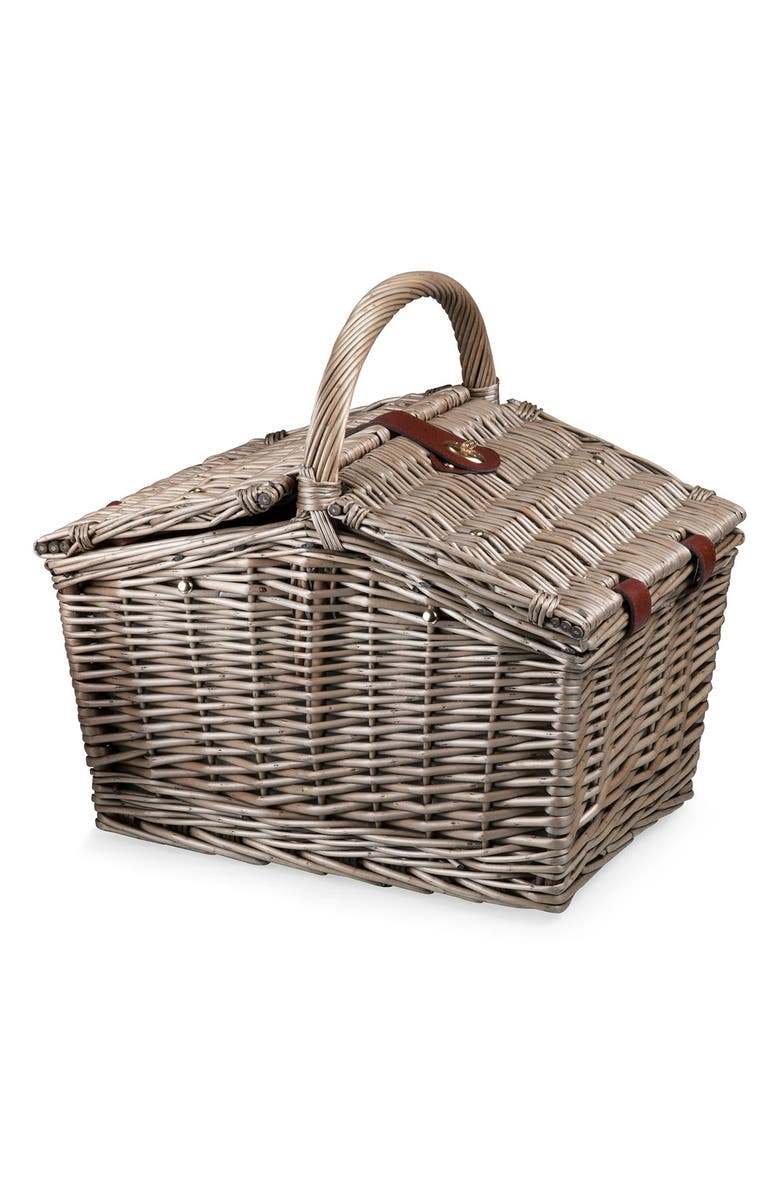 Picnic Time 'Piccadilly' Wicker Picnic Basket, Alternate, color,