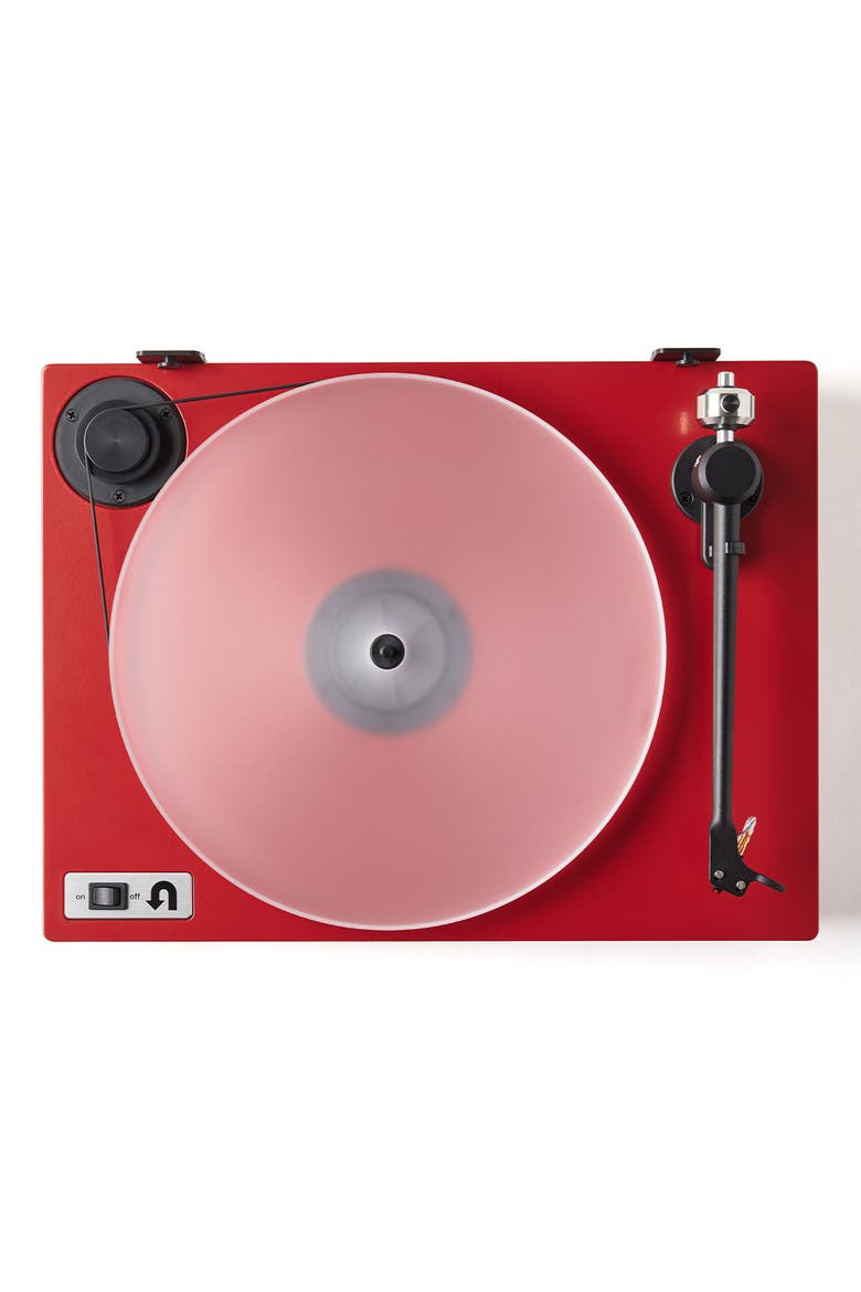 Orbit 2 Plus Turntable with Built-in Preamp and Ortofon OM 5E Cartridge, Alternate, color, Red