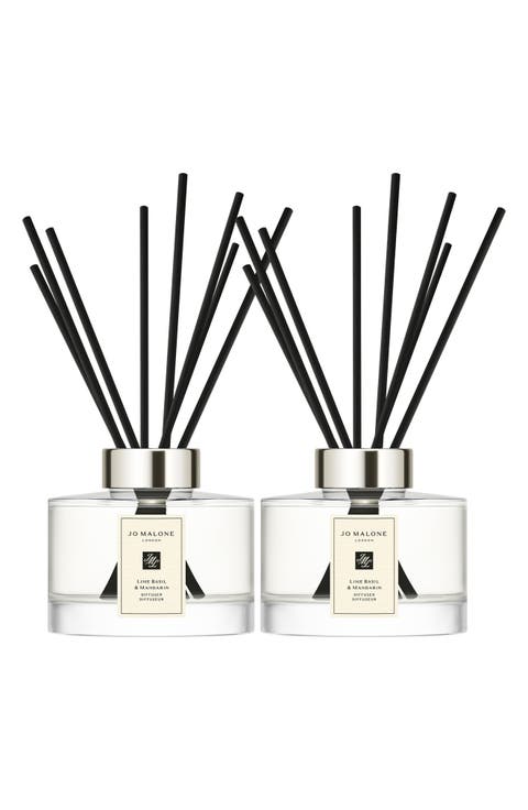 Lime Basil & Mandarin Diffuser Duo Set $210 Value